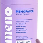 MENO Vitamins for Menopause - Hormone-Free Menopause Supplement for Women 60 CAP