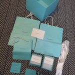 Tiffany Gift Bags, Boxes, Pouches, Ribbon Lot (12 piece) Empty packing no ring or necklace